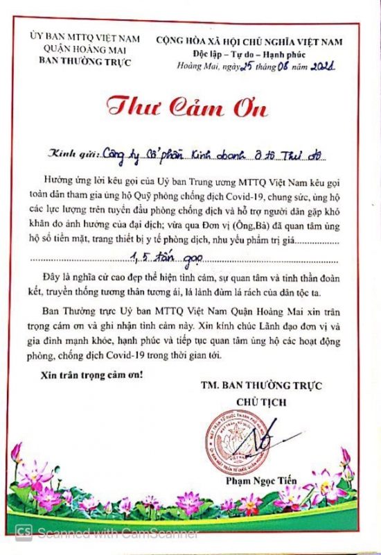 Những hoạt động từ thiện của Capital Ford